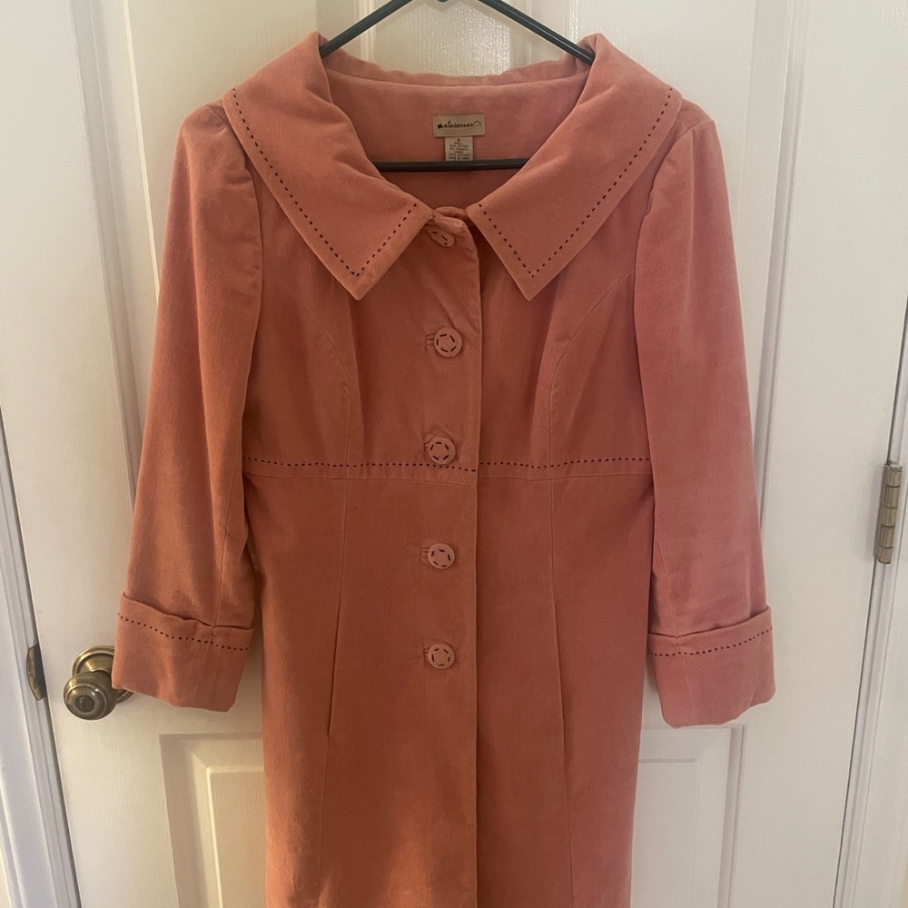 Elevenses Pink Button-Up Coat